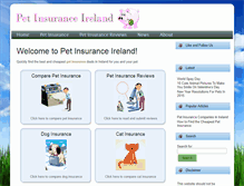 Tablet Screenshot of petinsuranceireland.com